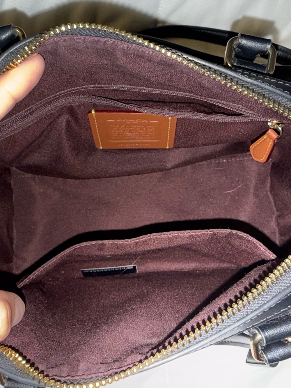 COACH ROWAN SATCHEL BAG IN SIGNATURE CANVAS - Picture 3 of 7